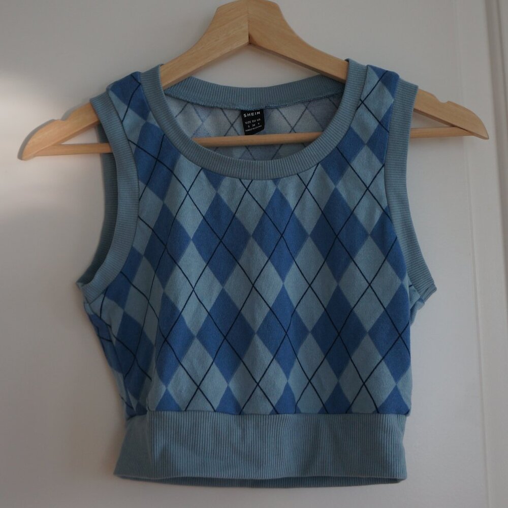 Argyle sweater vest